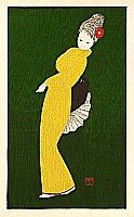 Kaoru Kawano 1916-1965 - Camellia Festival - artelino Art Auctions. Kaoru Kawano 1916-1965 - Camellia Festival
