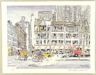 Makoto Nagasawa 1936 - - Zabars in New York - artelino Art Auctions. Makoto Nagasawa 1936 - - Zabars in New York