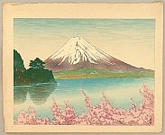 Kazue Yamagishi 1891 - 1984 - Mt. Fuji and Lake Kawaguchi - artelino Art Auctions. Kazue Yamagishi 1891 - 1984 - Mt. Fuji and Lake Kawaguchi