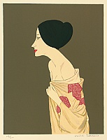 Keiichi Takasawa 1914-1984 - Beauty in Kimono - artelino Art Auctions. Keiichi Takasawa 1914-1984 - Beauty in Kimono
