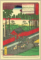 Hiroshige II Utagawa 1829-1869 - Scenic Places of Edo - Oji Inari - artelino Art Auctions. Hiroshige II Utagawa 1829-1869 - Scenic Places of Edo - Oji Inari