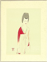 Yukihiko Yasuda 1884-1978 - Doll in Rokucho Era, China - artelino Art Auctions. Yukihiko Yasuda 1884-1978 - Doll in Rokucho Era, China