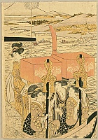 Utamaro Kitagawa 1750-1806 - Beauties on a Boat - artelino Art Auctions. Utamaro Kitagawa 1750-1806 - Beauties on a Boat