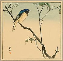 Seiko active ca. 1890 - 1900 - Bird on Branch - artelino Art Auctions. Seiko active ca. 1890 - 1900 - Bird on Branch