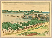 Hakuho Hirano 1879-1957 - Wakura Hot Spring - artelino Art Auctions. Hakuho Hirano 1879-1957 - Wakura Hot Spring