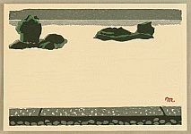 Masao Maeda 1904-1974 - Stone Garden - artelino Art Auctions. Masao Maeda 1904-1974 - Stone Garden