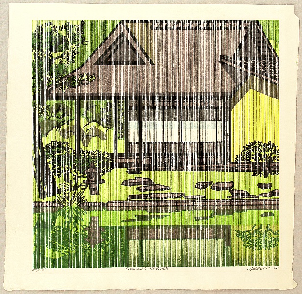 Clifton Karhu 1927-2007 - Showers - Katsura - artelino Art Auctions. Clifton Karhu 1927-2007 - Showers - Katsura
