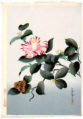 Bakufu Ono 1888-1976 - Camellia - artelino Art Auctions. Bakufu Ono 1888-1976 - Camellia