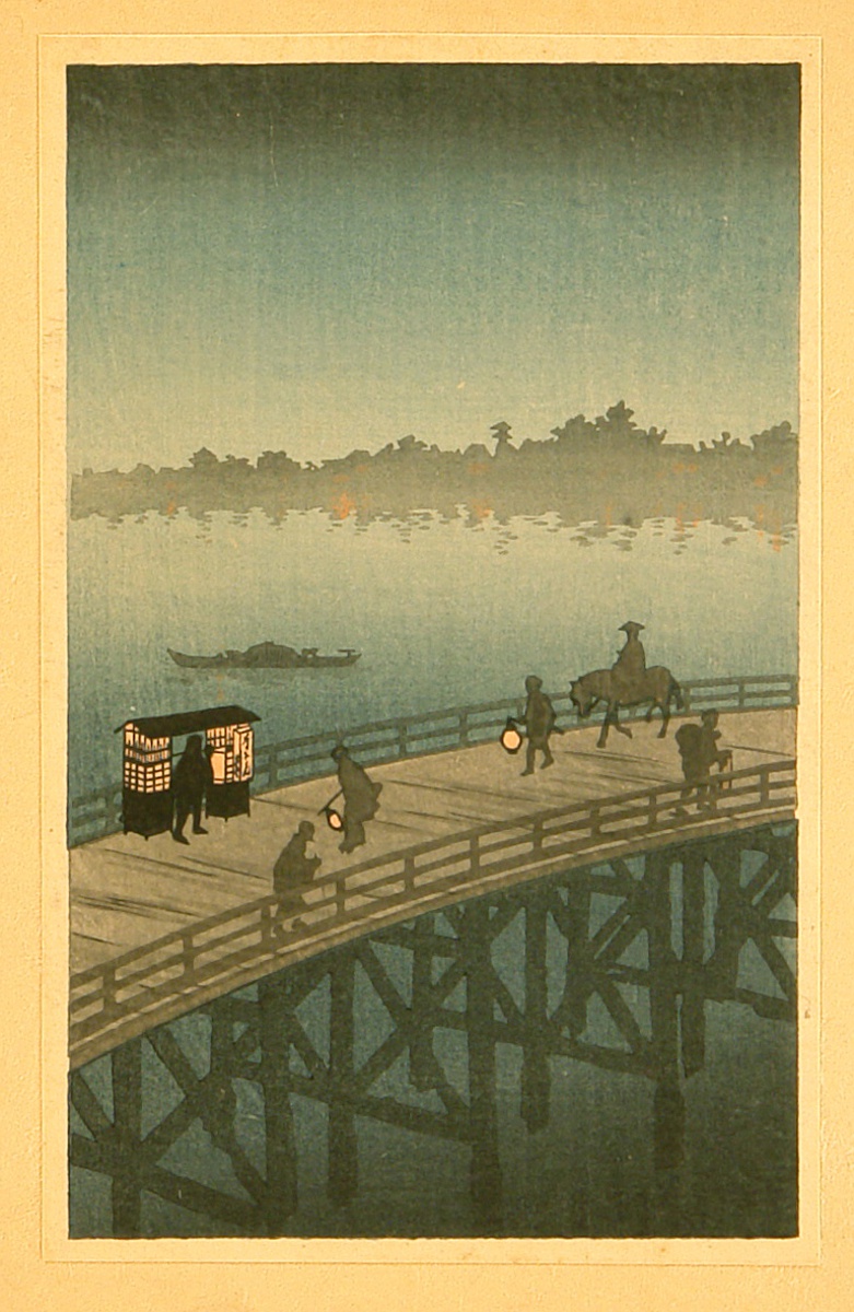 Koho: Oh-hashi Bridge at Atako - Japanese Art Open Database - Ukiyo-e Search