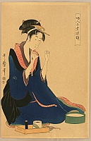 Utamaro Kitagawa 1750-1806 - Beauty - artelino Art Auctions. Utamaro Kitagawa 1750-1806 - Beauty