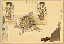 Kogyo Tsukioka 1869-1927 - Picture of Noh Play - Rinzo