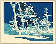 Kazuo Ito born 1939 - Winter Trees - artelino Art Auctions. Kazuo Ito born 1939 - Winter Trees