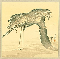 Gekko Ogata 1859-1920 - Divine Pine Tree - artelino Art Auctions. Gekko Ogata 1859-1920 - Divine Pine Tree