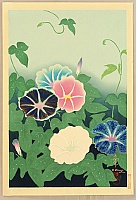 Bakufu Ono 1888-1976 - Morning Glories - artelino Art Auctions. Bakufu Ono 1888-1976 - Morning Glories