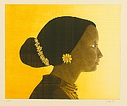 Kaoru Saito born 1931 - Gazing - artelino Art Auctions. Kaoru Saito born 1931 - Gazing