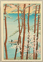 Hasui Kawase 1883-1957 - Arashiyama in Spring - artelino Art Auctions. Hasui Kawase 1883-1957 - Arashiyama in Spring