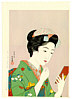 Goyo Hashiguchi 1880-1921 - Lady and Lip Stick - artelino Art Auctions. Goyo Hashiguchi 1880-1921 - Lady and Lip Stick