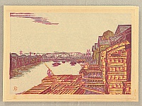 Masao Maeda 1904-1974 - Fukagawa Lumber Yard - artelino Art Auctions. Masao Maeda 1904-1974 - Fukagawa Lumber Yard