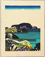 Hodaka Yoshida 1926-1995 - Silent Landscape - artelino Art Auctions. Hodaka Yoshida 1926-1995 - Silent Landscape