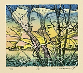 Fumio Tamura born 1941 - Tree - Ghostly Beauties - artelino Art Auctions. Fumio Tamura born 1941 - Tree - Ghostly Beauties
