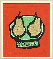 Shinro Ueno 1926-2005 - Two Pears - artelino Art Auctions. Shinro Ueno 1926-2005 - Two Pears