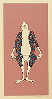 Hideo Takeda born 1948 - Tattooed Man - artelino Art Auctions. Hideo Takeda born 1948 - Tattooed Man