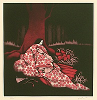 Kaoru Saito born 1931 - The Tale of Genji - Tenarai (Writing Practice), Vol.9 - artelino Art Auctions. Kaoru Saito born 1931 - The Tale of Genji - Tenarai (Writing Practice), Vol.9