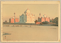 Hiroshi Yoshida 1876-1950 - Approach to Agra No.3 - artelino Art Auctions. Hiroshi Yoshida 1876-1950 - Approach to Agra No.3
