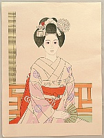 Harumi Tateishi 1906-1994 - Maiko - artelino Art Auctions. Harumi Tateishi 1906-1994 - Maiko