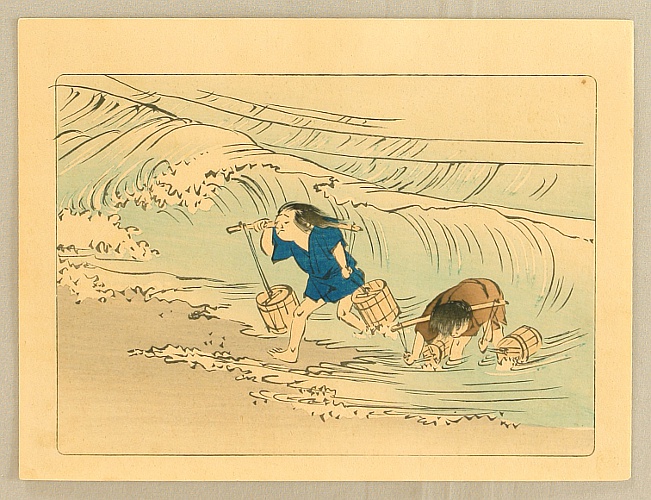 Zeshin Shibata 1807-1891 - Children in the Sea