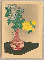 Hiroaki (Shotei) Takahashi 1871-1945 - Chrysanthemums - artelino Art Auctions. Hiroaki (Shotei) Takahashi 1871-1945 - Chrysanthemums