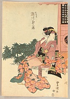 Toyokuni II Utagawa 1777-1835 - Beauty Otetsu - Kabuki - artelino Art Auctions. Toyokuni II Utagawa 1777-1835 - Beauty Otetsu - Kabuki