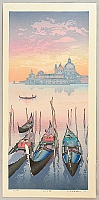 Ryusei Okamoto born 1949 - Venice Evening - artelino Art Auctions. Ryusei Okamoto born 1949 - Venice Evening