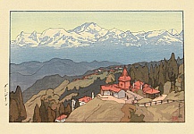 Hiroshi Yoshida 1876-1950 - Morning in Darjeeling - artelino Art Auctions. Hiroshi Yoshida 1876-1950 - Morning in Darjeeling