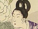 Chikanobu Toyohara 1838-1912 - Twelve Months - Peony and Wisteria - artelino Art Auctions. Chikanobu Toyohara 1838-1912 - Twelve Months - Peony and Wisteria