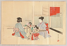 Shuntei Miyagawa 1873-1914 - Paper Dolls - artelino Art Auctions. Shuntei Miyagawa 1873-1914 - Paper Dolls