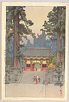 Hiroshi Yoshida 1876-1950 - Toshogu Shrine - artelino Art Auctions. Hiroshi Yoshida 1876-1950 - Toshogu Shrine