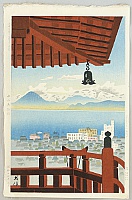 Hideo Nishiyama 1911-1989 - Mii Temple - artelino Art Auctions. Hideo Nishiyama 1911-1989 - Mii Temple