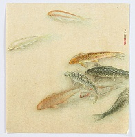 Heihachiro Fukuda 1892-1974 - Carp - artelino Art Auctions. Heihachiro Fukuda 1892-1974 - Carp