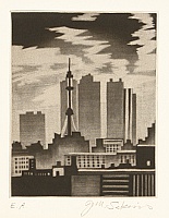 Junichiro Sekino 1914-1988 - Retoro Tokyo - artelino Art Auctions. Junichiro Sekino 1914-1988 - Retoro Tokyo