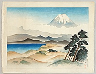 Kazue Yamagishi 1891 - 1984 - One Hundred Views of Japan - Mt. Fuji from Tujido - artelino Art Auctions. Kazue Yamagishi 1891 - 1984 - One Hundred Views of Japan - Mt. Fuji from Tujido