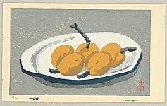 Masao Maeda 1904-1974 - Loquats - Biwa - artelino Art Auctions. Masao Maeda 1904-1974 - Loquats - Biwa
