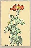 Masao Maeda 1904-1974 - Red Flower - artelino Art Auctions. Masao Maeda 1904-1974 - Red Flower