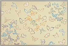 Sekka Kamisaka 1866-1942 - Butterfly Dance - artelino Art Auctions. Sekka Kamisaka 1866-1942 - Butterfly Dance