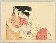 Hanko Kajita 1870-1917 - Love Letter - artelino Art Auctions. Hanko Kajita 1870-1917 - Love Letter