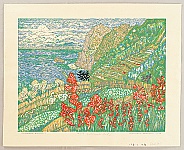 Fumio Kitaoka 1918-2007 - Flower Bed - artelino Art Auctions. Fumio Kitaoka 1918-2007 - Flower Bed