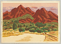 Masao Maeda 1904-1974 - Red Mountains - artelino Art Auctions. Masao Maeda 1904-1974 - Red Mountains