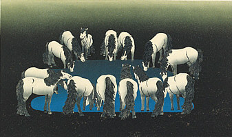 Zhang Yongqing born 1958 - The Night of Holunbale - artelino Art Auctions. Zhang Yongqing born 1958 - The Night of Holunbale