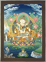 Tibetan Thangka - Vajrasattva