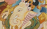 Tibetan Thangka - White and Green Tara (?)